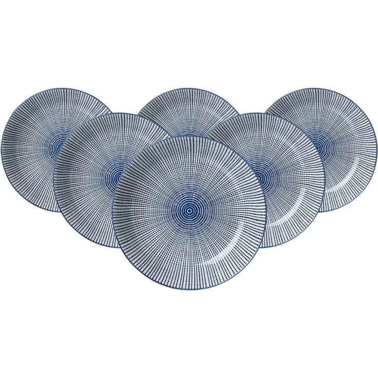 Ritzenhoff & Breker Royal Makoto Suppenteller ø 20,5 cm 6er Set – Bild 1