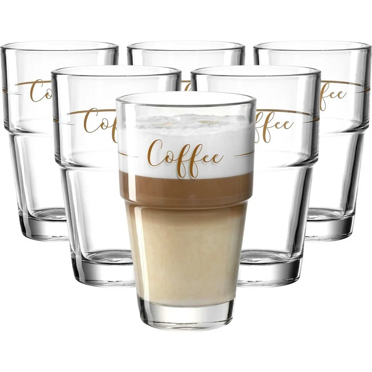 Leonardo SOLO Becher 410 ml Coffee 6er Set – Bild 1