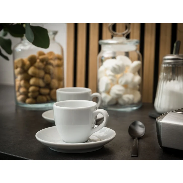 Bistrot Weiss, Espresso Set 8-tlg (mo) – Bild 3