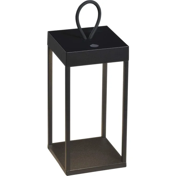 KONSTSMIDE No. 7811-750 Ravello USB-Laterne klein schwarz dimmbar