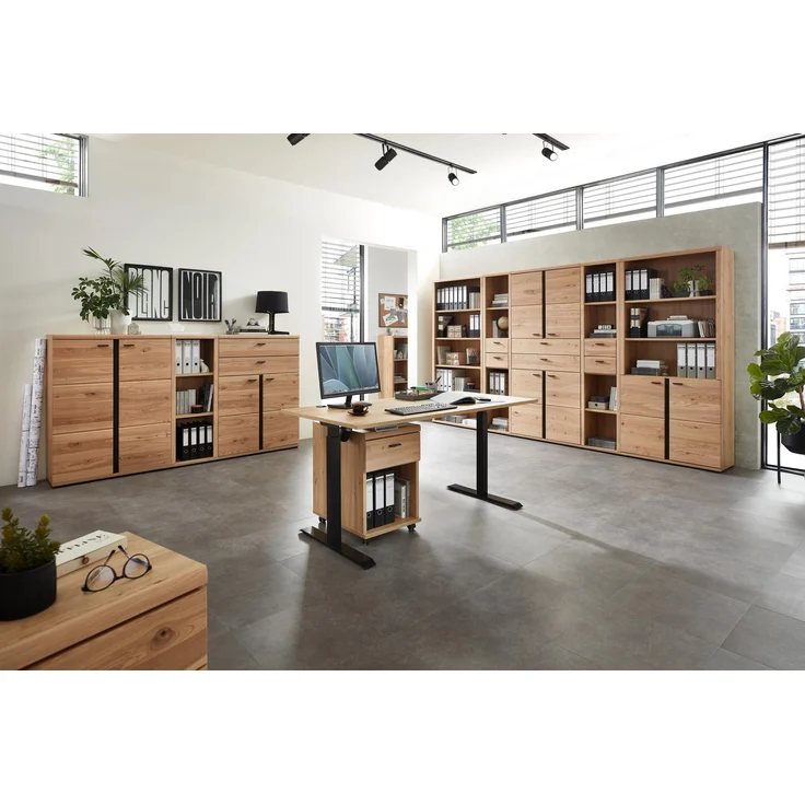 Regal Sonos, Holz, Holzwerkstoff, Holzfarben, 44 x 203 x 38 cm – Bild 5