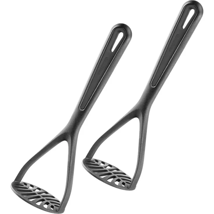 Westmark 2 Kartoffelstampfer, Länge: je 27,5 cm, Gentle, Schwarz, 286322E3 – Bild 1