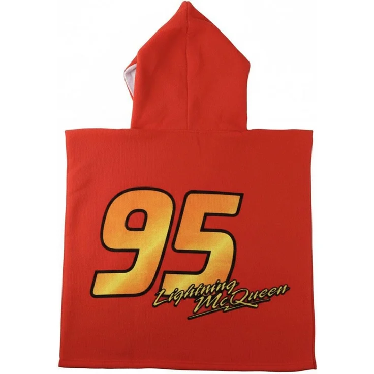 Disney Cars Kinder Badeponcho 55 × 77 cm 100% Polyester 250 gsm – Bild 2