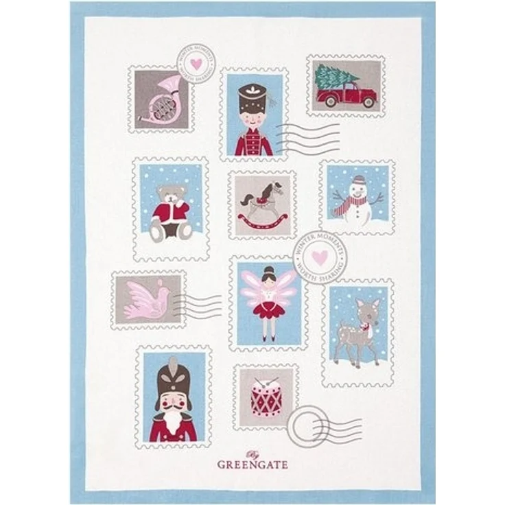 Greengate Geschirrtuch Xmas letter Geschirrtuch bedruckt 70x50cm – Bild 4