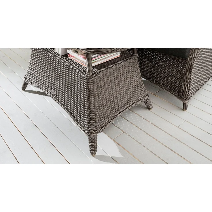 Destiny Gartentisch CASA MERANO, (120x66x77cm), Aluminium, Polyrattan – Bild 2
