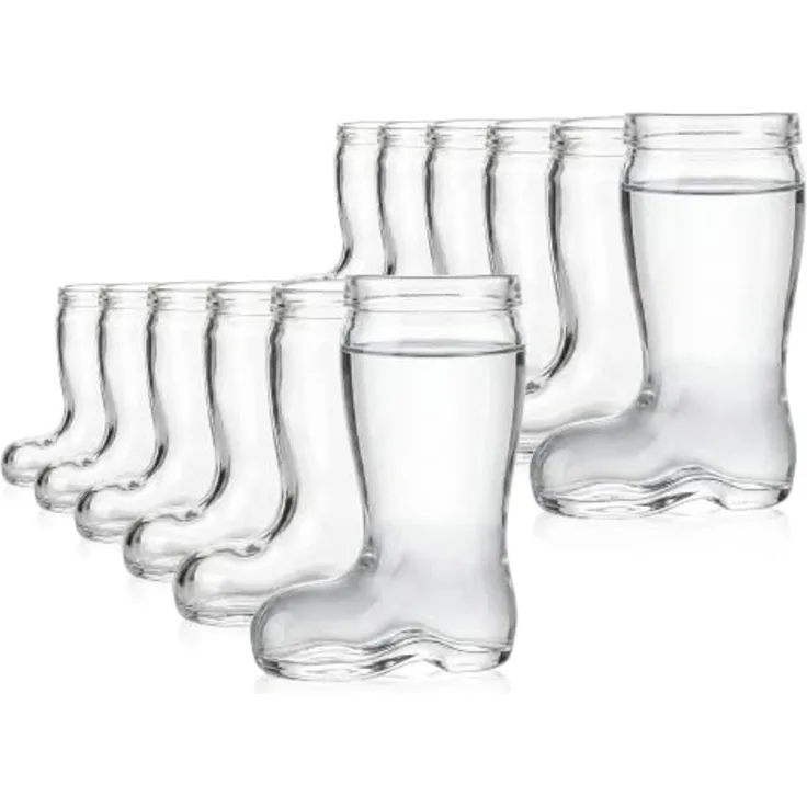 Stölzle Oberglas Stiefel Stamper 4 cl 12er Set