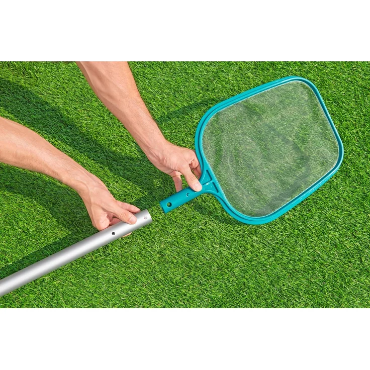 Bestway | Teleskopstangen Set mit Poolkescher AquaScoop | 360 cm | Feinmaschig für eine effiziente Oberflächenreinigung | Poolreinigung für Pool, Planschbecken & Whirlpool – Bild 8