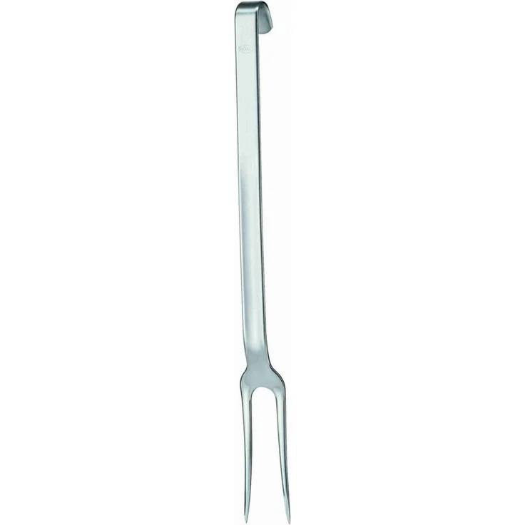 Rösle Haken Fleischgabel, spülmaschinengeeignet, Edelstahl 18/10, Silber, 35 cm – Bild 2