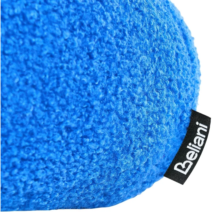 Pouf SUMPTER Bouclé Blau – Bild 6