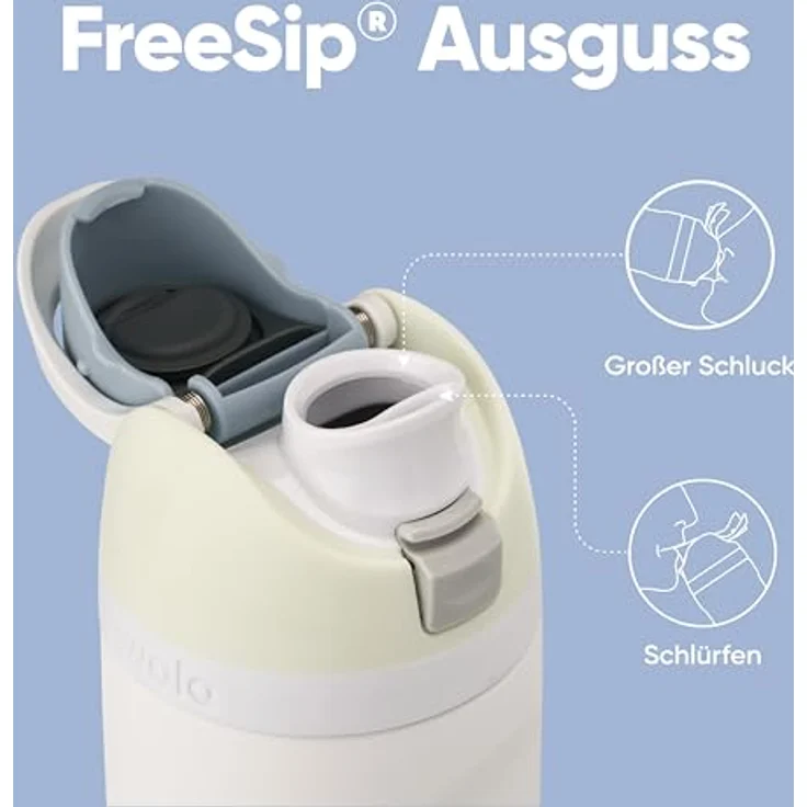 Owala FreeSip Isolierte Edelstahl Trinkflasche mit Strohhalm, 710 ml – BPA-frei, optimal für Sport, Fitness, Outdoor und Reisen, Iced Breeze – Bild 4
