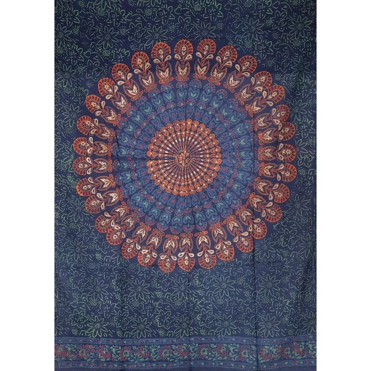 Guru-Shop Sarong Leichter Mandala Pareo, Sarong, handbedrucktes.. – Bild 2