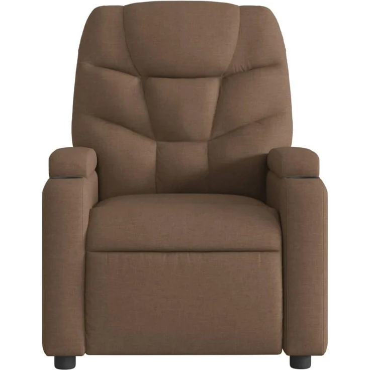 vidaXL Relaxsessel Braun Stoff 372445 – Bild 8