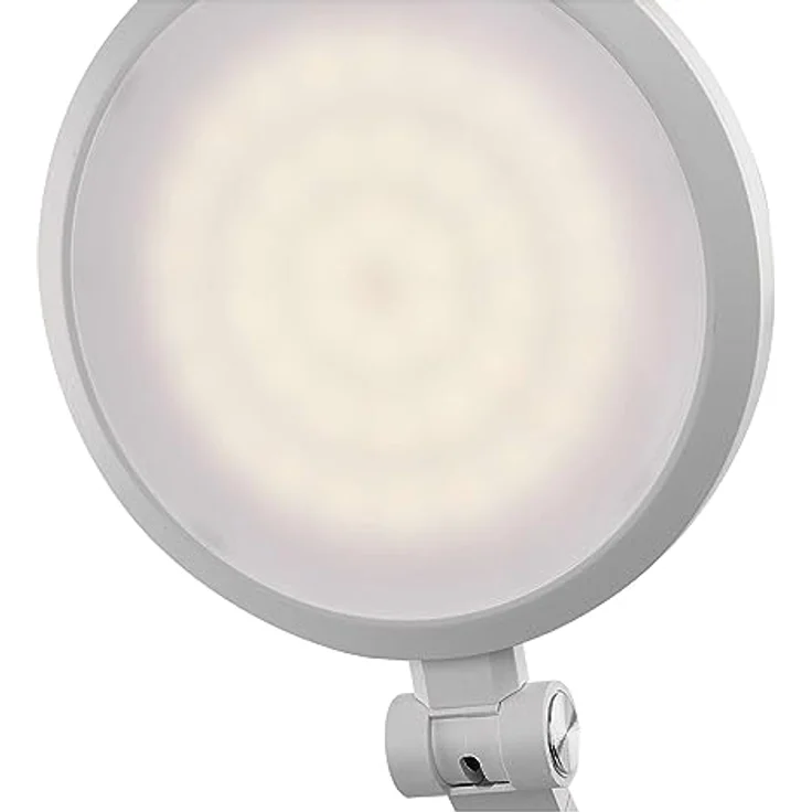 Emos LED-Schreibtischlampe CHARLES, 7,6W, 550lm, dimmbar, klappbar und neigbar, Farbwechsel, 1,3m Kabel, weiß, Z7628W – Bild 2