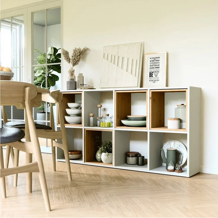 Selsey 'Malax' Offenes Standregal, 8 Fächer, Weiß, 75 x 147 x 30 cm – Bild 2