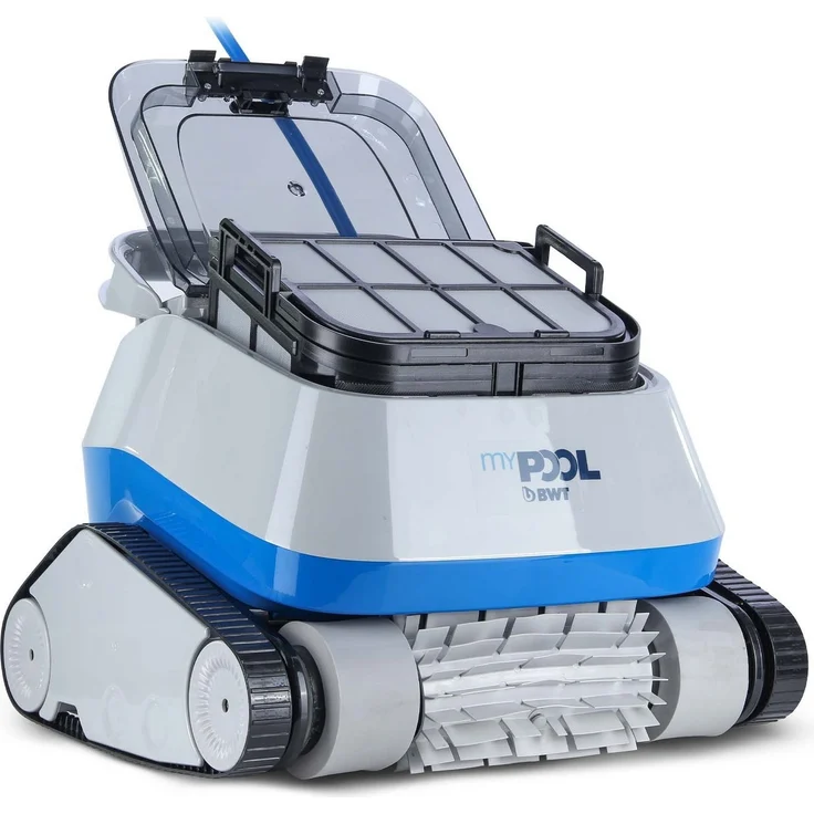 my POOL BWT Poolroboter POWER ONE4ALL BATTERY Nachfolger für POWER 4.0, akkubetrieben, reinigt Boden, Wand und Wasserlinie – Bild 3