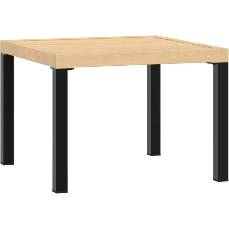 vidaXL Garten-Couchtisch 55x55x39,5 cm Pulverbeschichteter Stahl 4008568 – Bild 2