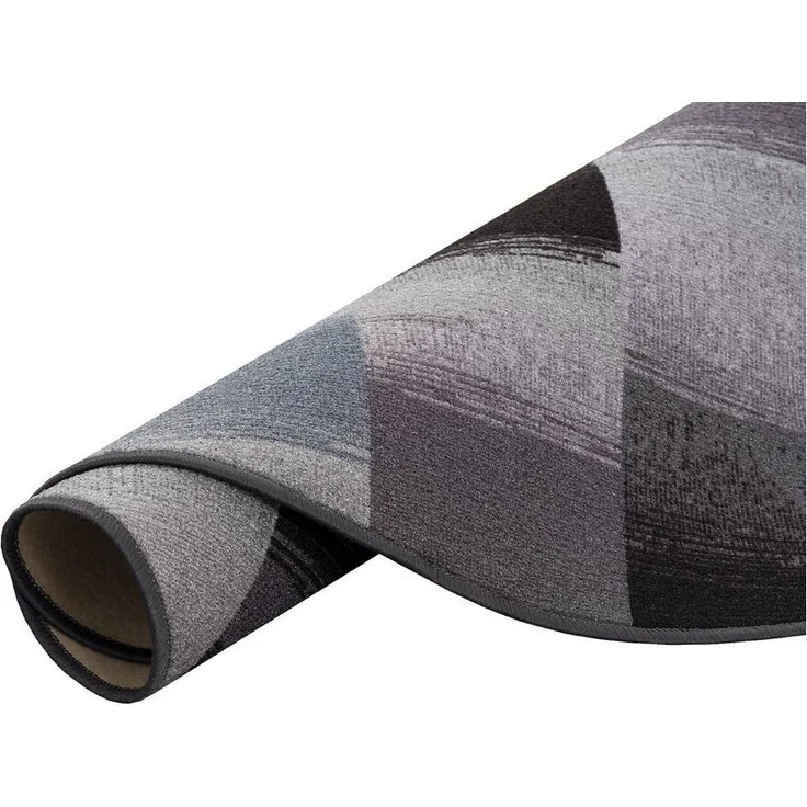 Snapstyle Designteppich Designer Velour Teppich Mystic Karo Rund, Rund, Höhe: 6 mm – Bild 2