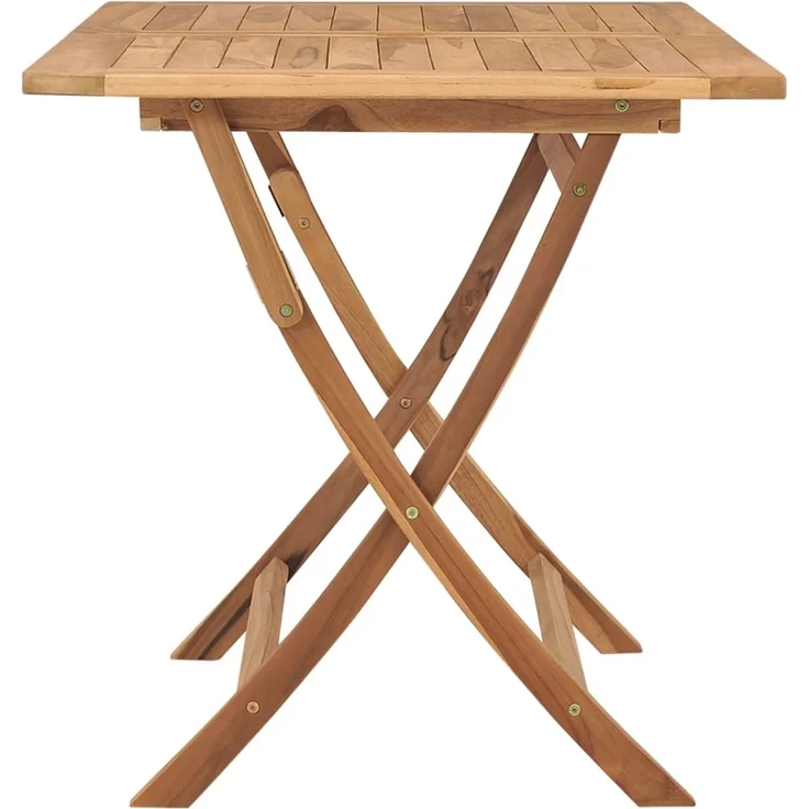 vidaXL Gartentisch Klappbar 120x70x75 cm Massivholz Teak 44682 – Bild 3