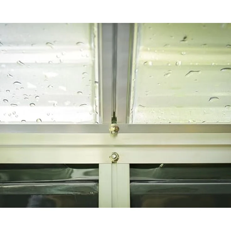Palram - Canopia Kunststoff Gerätehaus Skylight 65 | Dunkelgrau | 154 x 185 x 217 cm – Bild 4