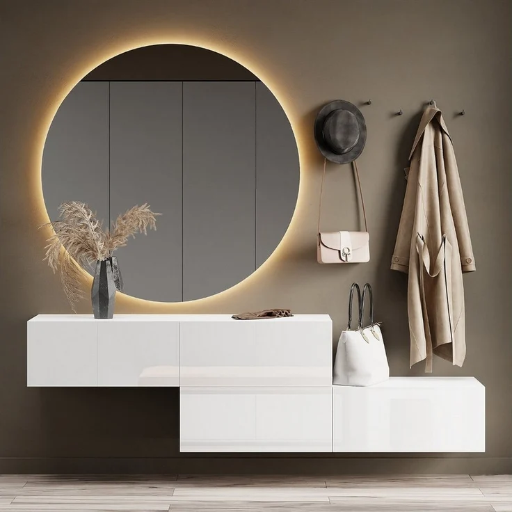 Planetmöbel Garderoben-Set Garderobenschrank Flur 140 cm, verschiedene Farben, (Garderobenschrank, Wandgarderobe hängend oder stehend), in verschiedenen Farben – Bild 5