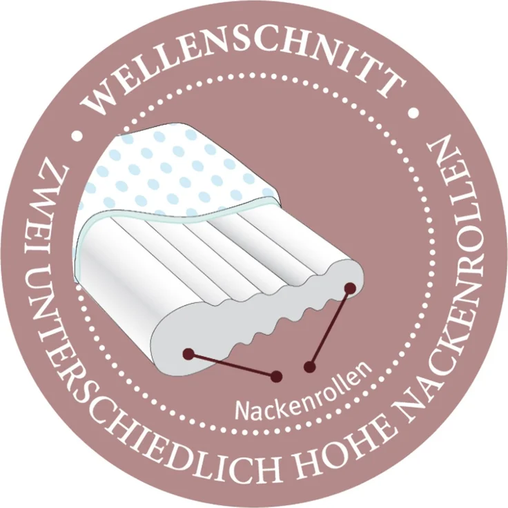 Paradies 'Paratex Ergonomic Bio' Nackenstützkissen, 40x80 cm – Bild 5