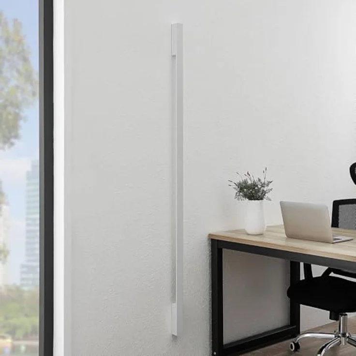 Arcchio LED Wandleuchte Ivano, 2-flammig, moderne Wandlampe in Weiß aus Aluminium für Schlafzimmer, Wohnzimmer und Flur – Bild 4