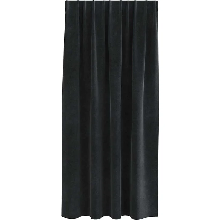 vidaXL Vorhänge 2 stk. Schwarz 140 x 175 cm Samt 4107169 – Bild 4