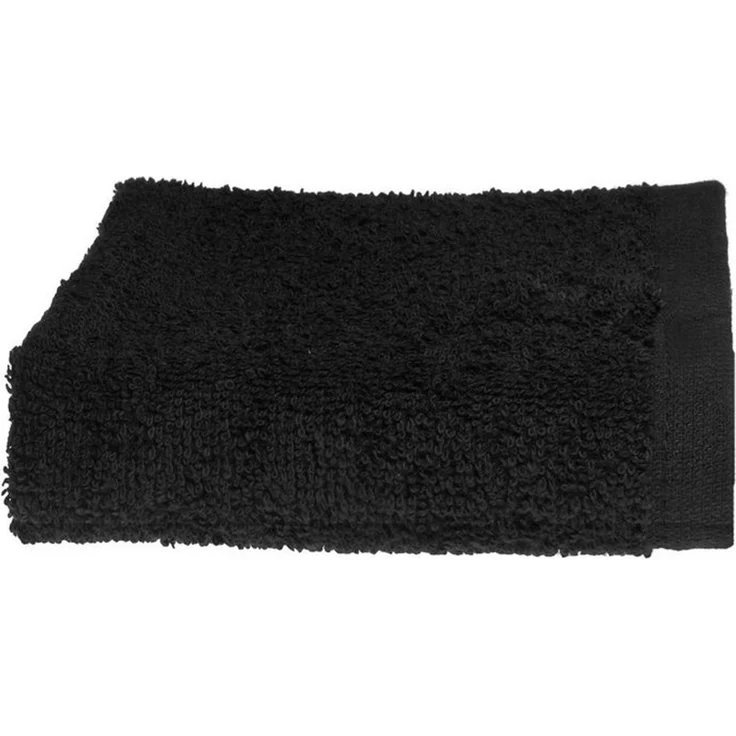 Julie Julsen Handtücher 1-Handtücher-Schwarz-Waschhandschuh 15 x 21 cm, Baumwolle (1-St) – Bild 2