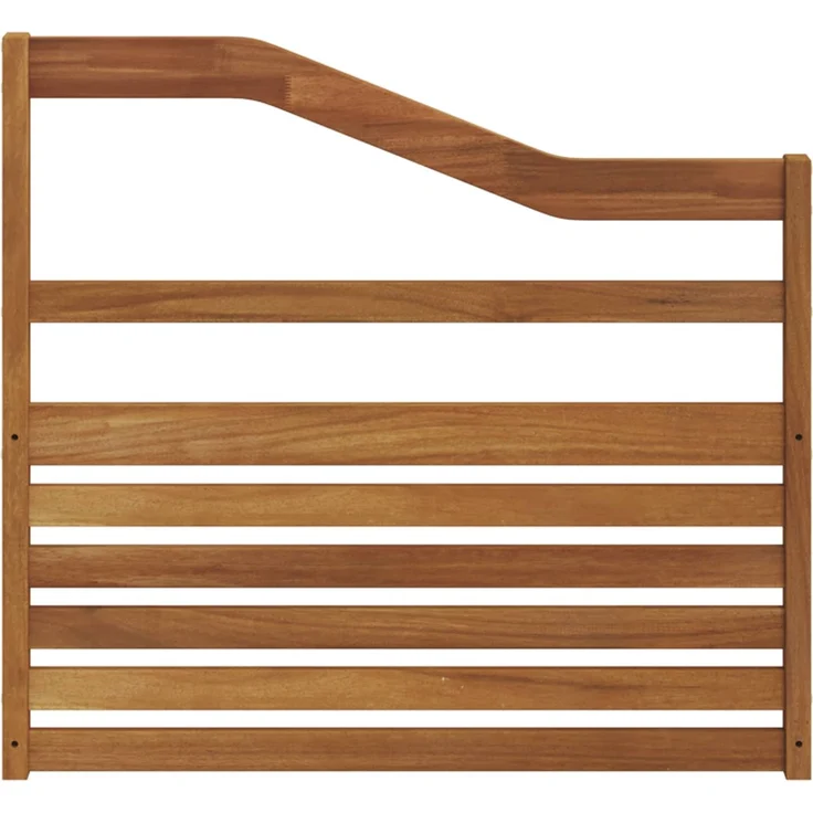 vidaXL Armlehnen 2 stk. Braun 79 x 4 x 73 cm Massivholz Akazie 900592 – Bild 5