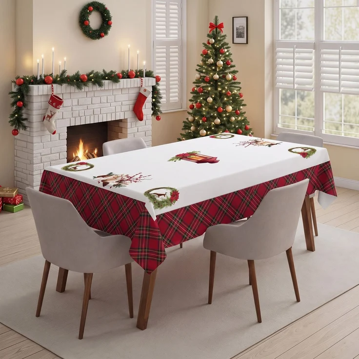 Hermia Concept 'Xmas 12 - Small' Tischdecke, Mehrfarbig, 100 x 160 cm – Bild 1