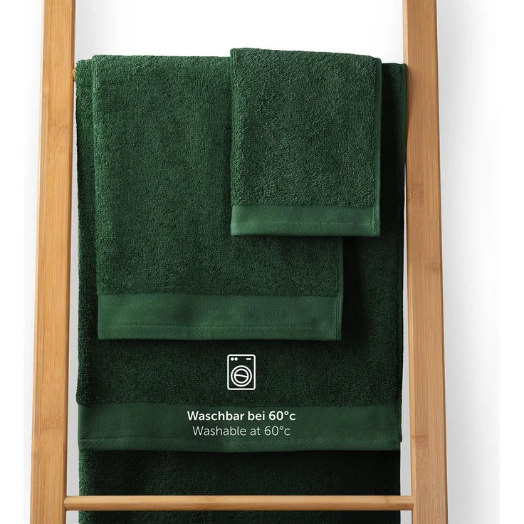 Blumtal Handtücher Premium Frottier Handtücher Set 2 teilig 100% Baumwolle, Frottee (2X (50x100 cm), 2-St), Oeko-TEX zertifiziert - Ultra saugstarkes Frottier Handtücher – Bild 4