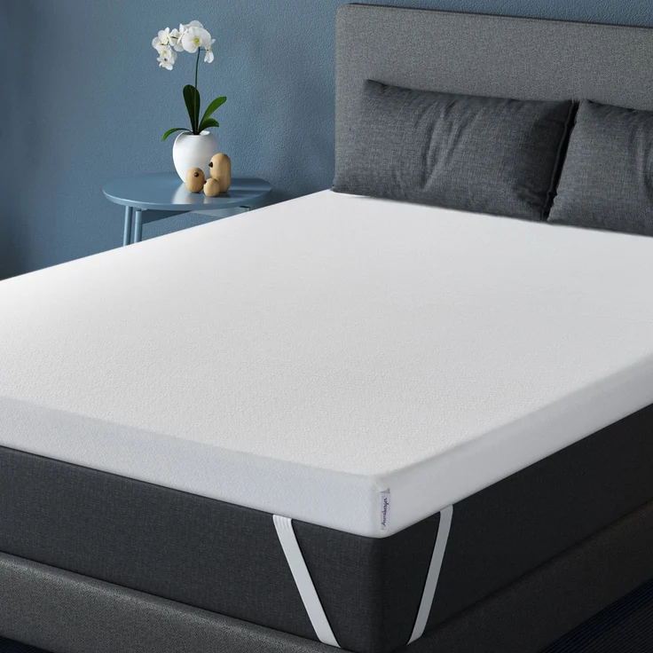 Arensberger Matratzen Topper LUXURY, 90x200cm, Gelschaum und Memory Gel Foam Matratzentopper, waschbar, geeignet für Federkern & Matratzen, Höhe 10cm – Bild 8