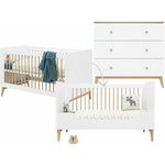 Bopita Paris Set 2, Weiß/Eiche