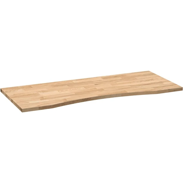 vidaXL Schreibtischplatte Unbehandelt 120x50x2,5 cm Massivholz Eiche 4009009 – Bild 4
