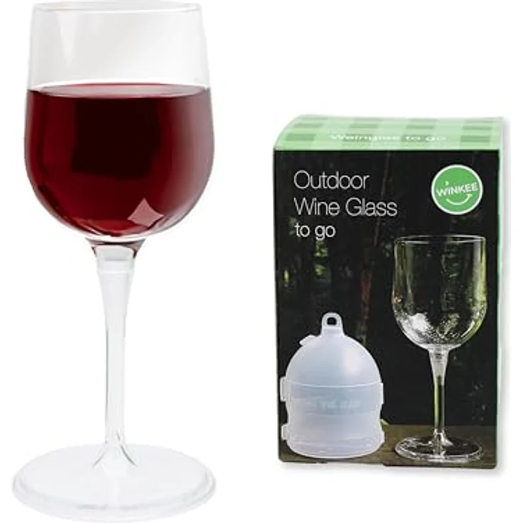 Winkee Weinglas To-go Weinglas mit Aufbewahrungsbox – Bild 2
