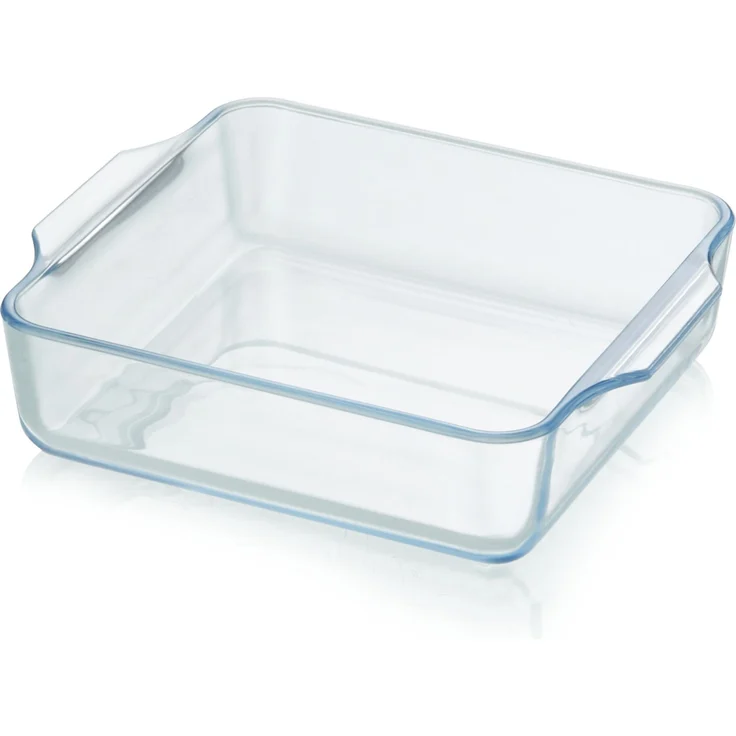 KHG Auflaufformen aus Glas 1,5 Liter quadratisch für kalte & warme Speisen, spülmaschinenfest, mikrowellengeeignet, Glasbräter Glasform Backform, 24x20x5 cm – Bild 6