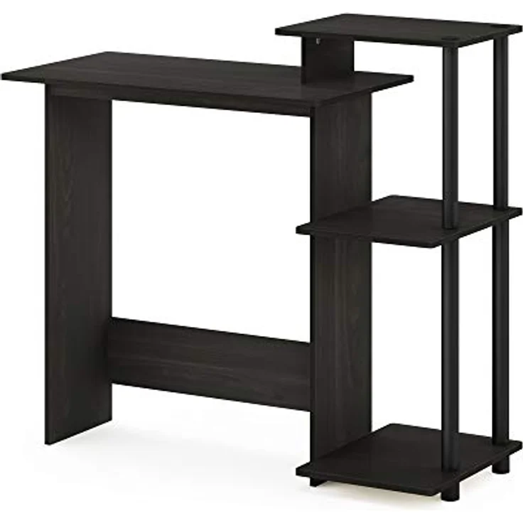 Furinno Efficient Home Computer Schreibtisch, PC-Tisch, Espresso/Schwarz, 100. 6 (Breite) x 85. 3 (Höhe) x 39. 6 (Tiefe) cm – Bild 9