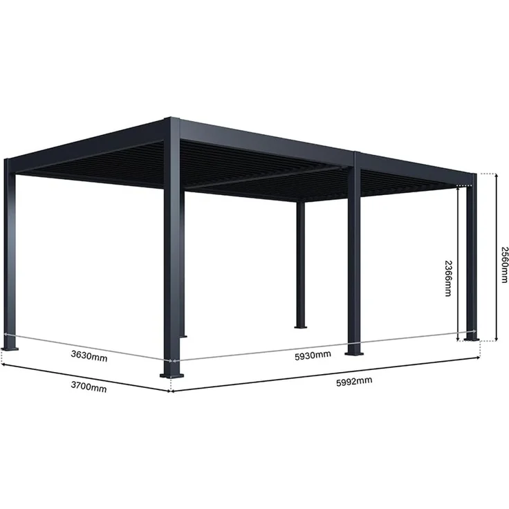 Paragon Outdoor Grand Tuscan 1220 | Aluminium – Bild 7