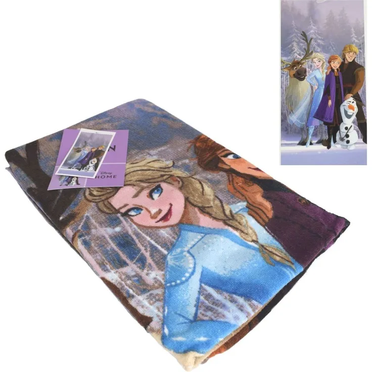 Handtuch ca. 70 x 140 cm Dusch- und Badetuch Zeichentrickmotive die Eiskönigin