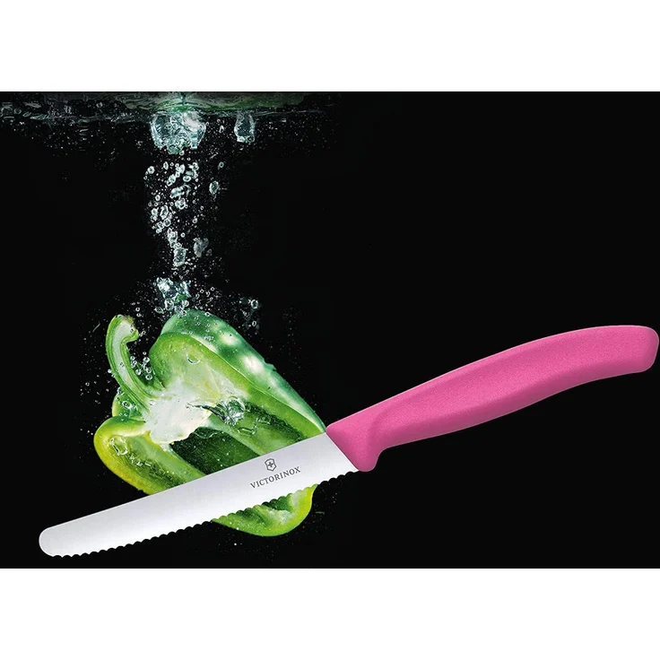 Victorinox | Brotzeitmesser SwissClassic, Pink – Bild 4