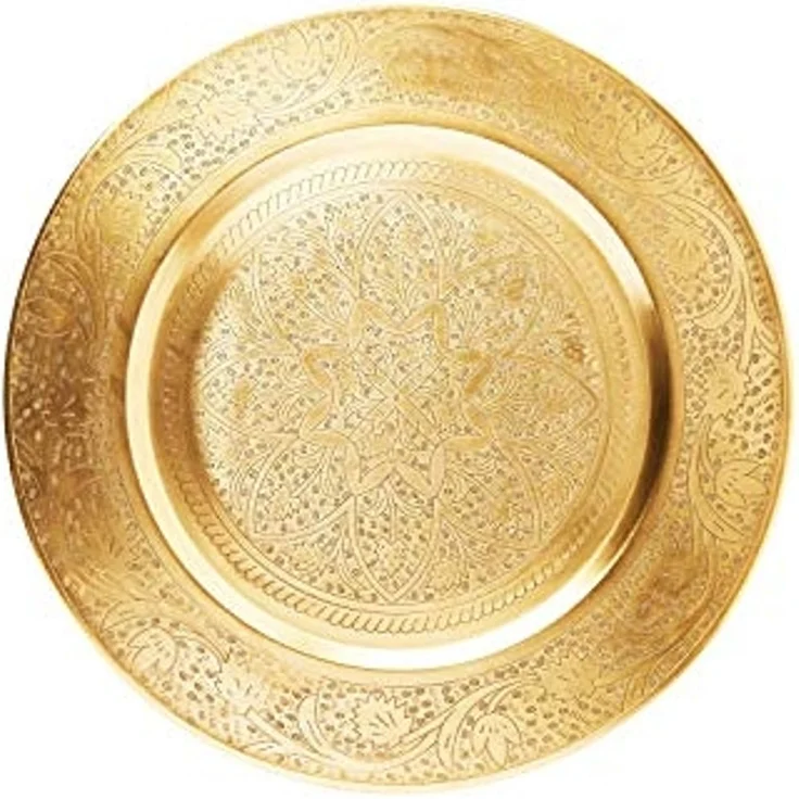 Marrakesch Orient & Mediterran Interior Beistelltisch Orientalischer Tisch Beistelltisch Klappbar Sule Gold 40cm (1-St), Handarbeit – Bild 4