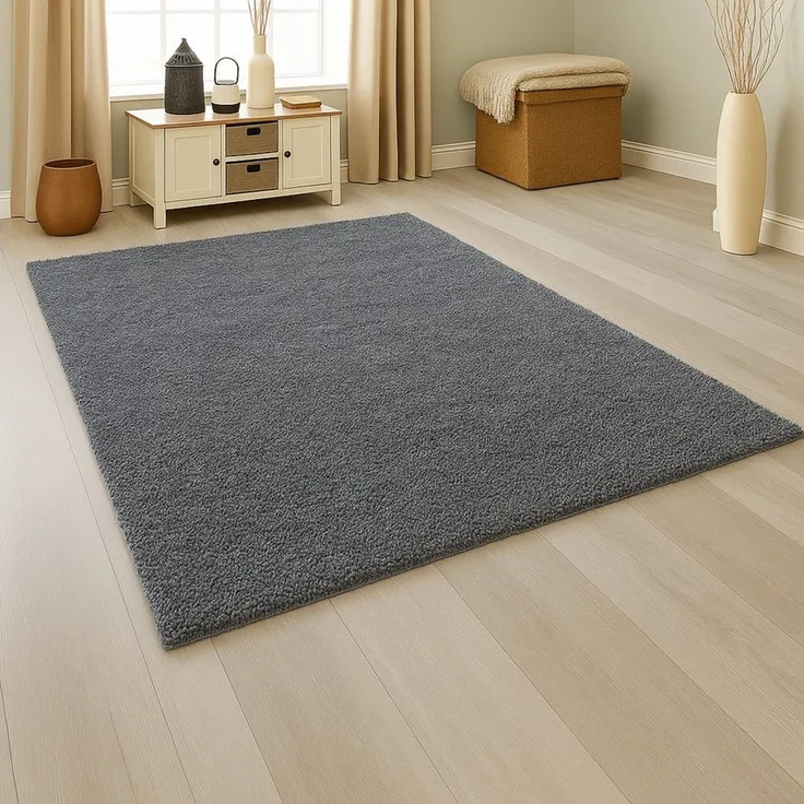 Carpetia Hochflor-Teppich Modernes Shaggy-Design, rechteckig, Höhe: 30 mm, weich, pflegeleicht, strapazierfähig