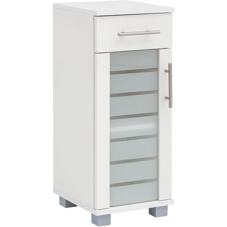 Schildmeyer Unterschrank Nikosia Breite 30 cm, mit Glastür, 1 Schublade, MDF-Fronten, Metallgriffe