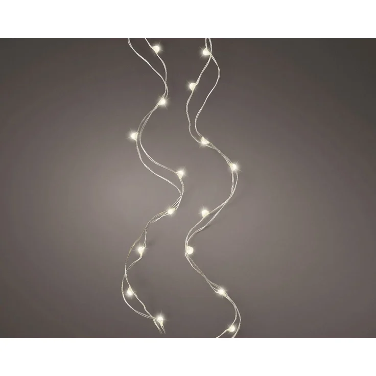 Kaemingk Micro LED Strangbeleuchtung Lichterkette mit 60 Lichter warmweiß – Bild 2