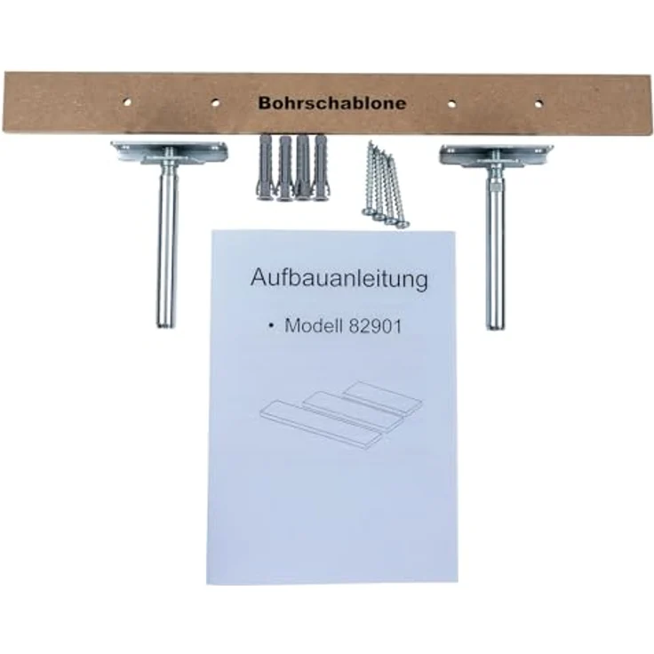 Levandeo® Wandregal, Wandboard Bobby 60cm Sonoma Eiche Wandregal Regal Board Bord – Bild 6