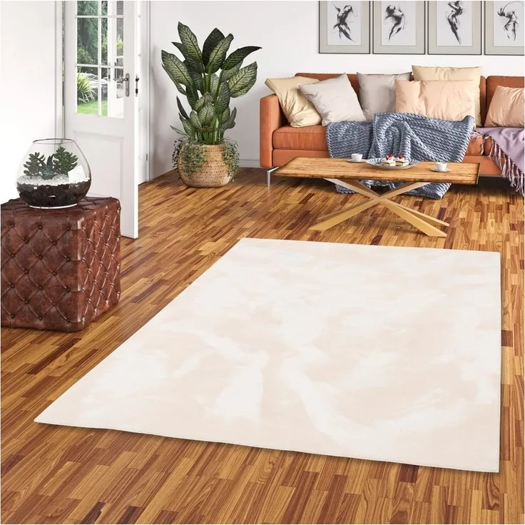 Pergamon Fellteppich Fellteppich Super Soft Pearl, Rechteckig, Höhe: 19 mm