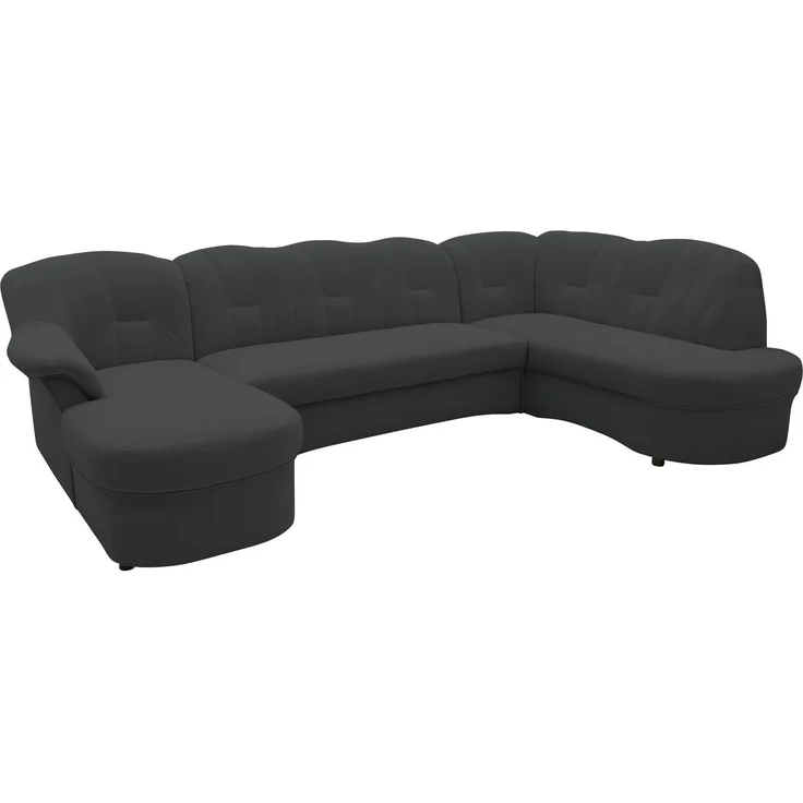 DOMO collection Wohnlandschaft Flores auch in Leder-Bezug, B/T/H: 293/180/86 cm, U-Form, 3 Teile, wahlw. mit Bettfunktion, wahlw. mit Federkern, Unser Dauertiefpreis – Bild 2