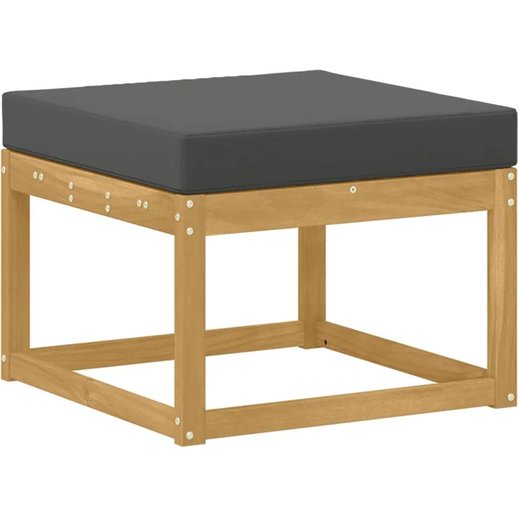 vidaXL Outdoor-Sofagarnitur 6 Stk. Weiß und Anthrazit Polyester 3387886 – Bild 5