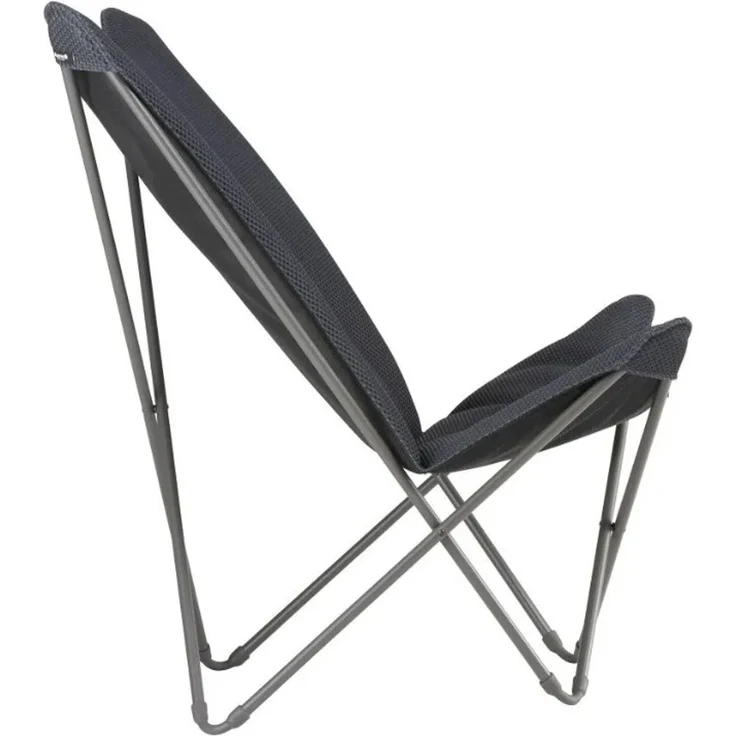 Lafuma Pop Up XL Camping Sessel BeComfort Dunkelgrau – Bild 2