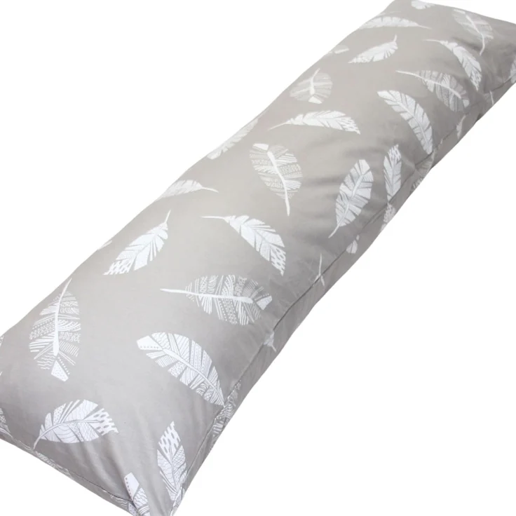 EMI & SAM Stillkissen Bezug Ersatzbezug 40x145cm für Seitenschläfer, 12L. Grau Feder - Bezug – Bild 1